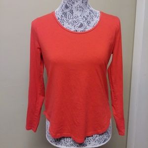 Ann Taylor Medium Coral Long Tee